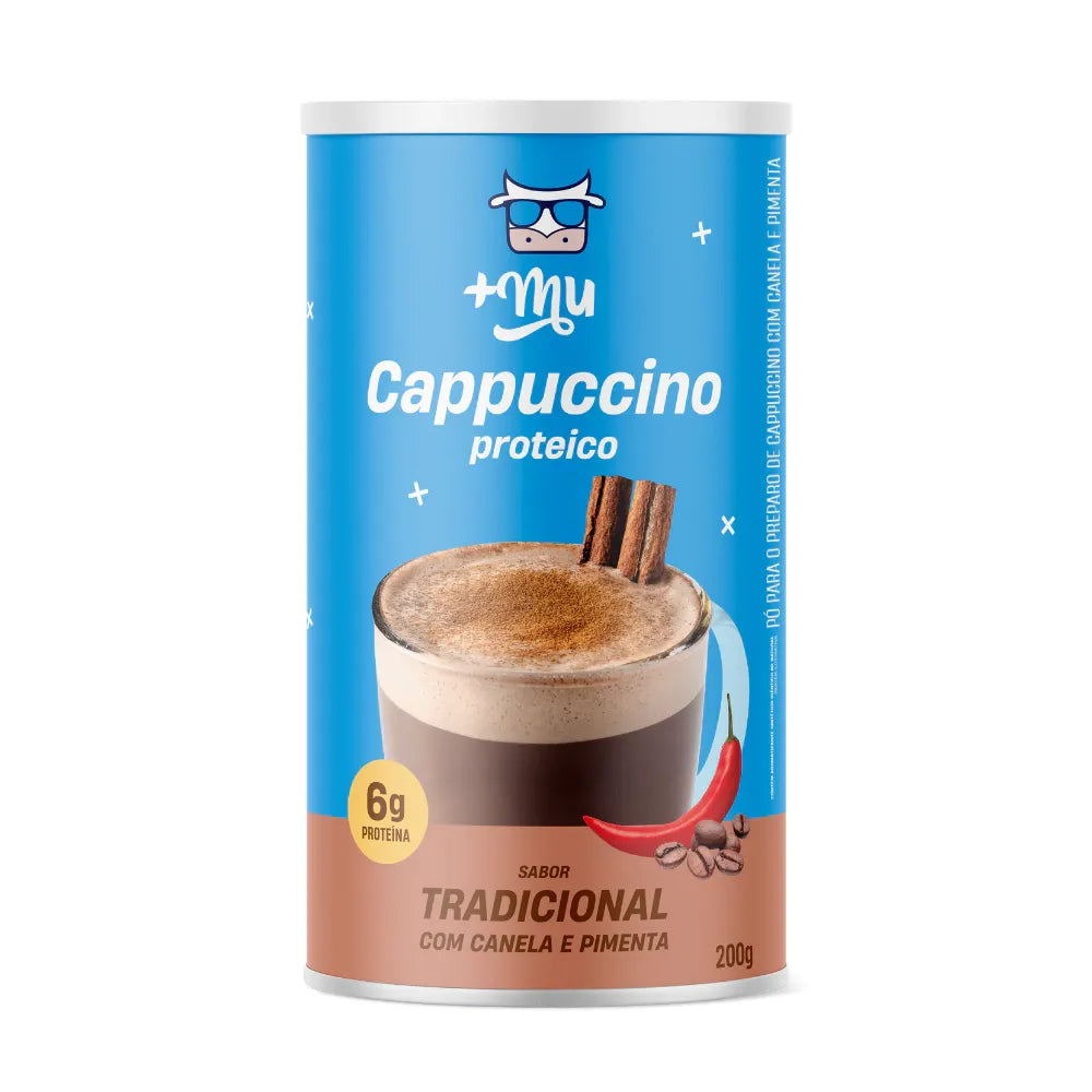 Cappuccino Mais Mu (com Whey, Canela e Pimenta) - 200g