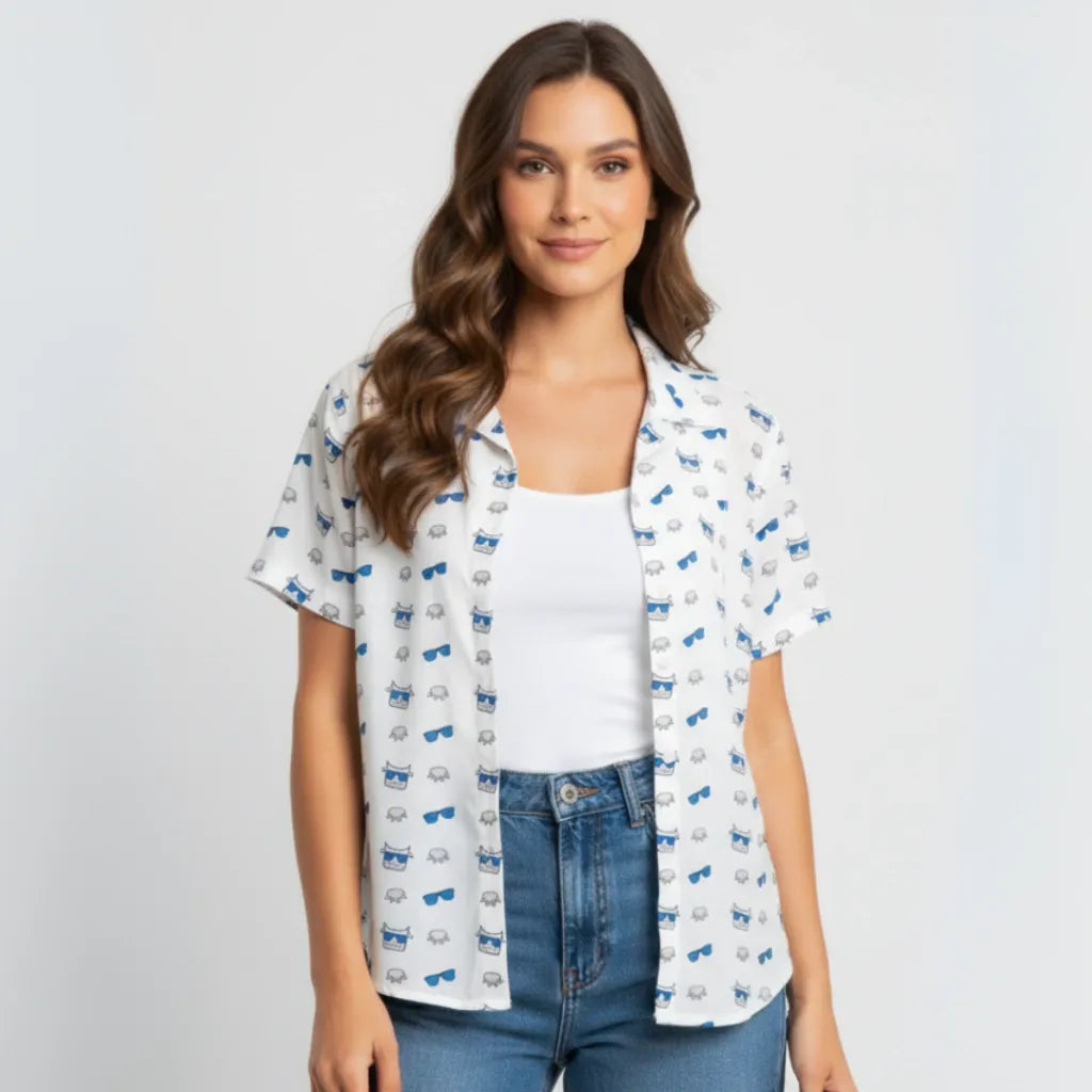 Camisa Unissex Estampada | Mais Mu