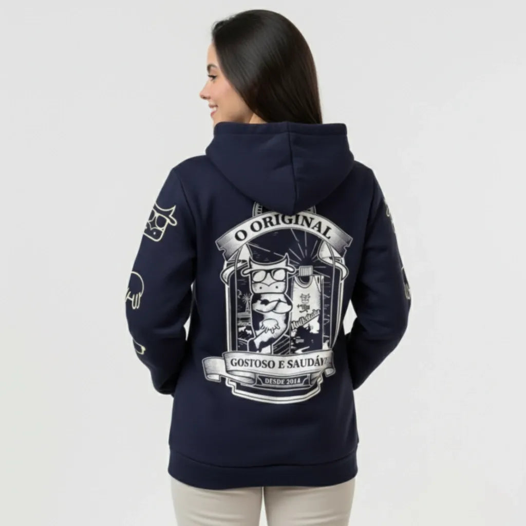 Moletom Azul Marinho Mais Mu - O Original