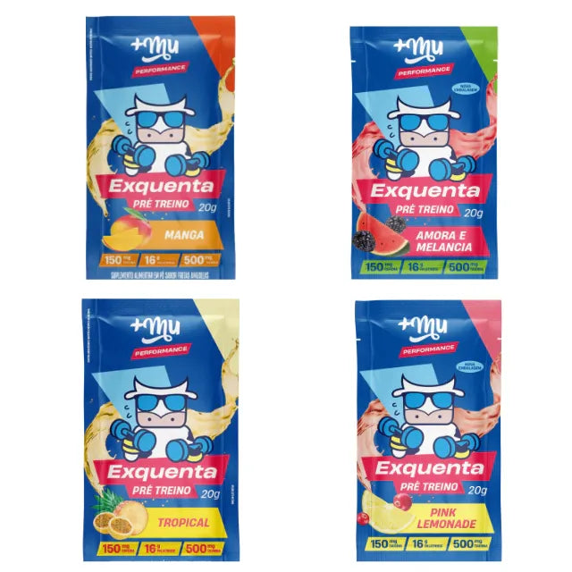 Kit Degustação 4 Sachês Exquentas (20g)