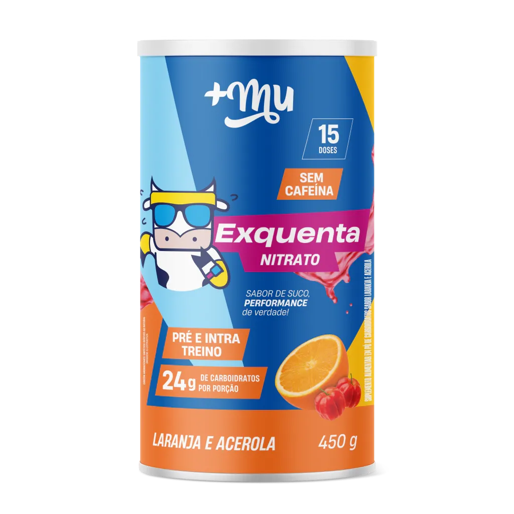 Exquenta Mais Mu - Nitrato - Laranja e Acerola - 450g