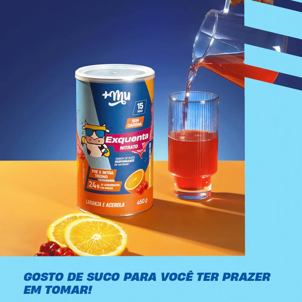 Exquenta Mais Mu - Nitrato - Laranja e Acerola - 450g