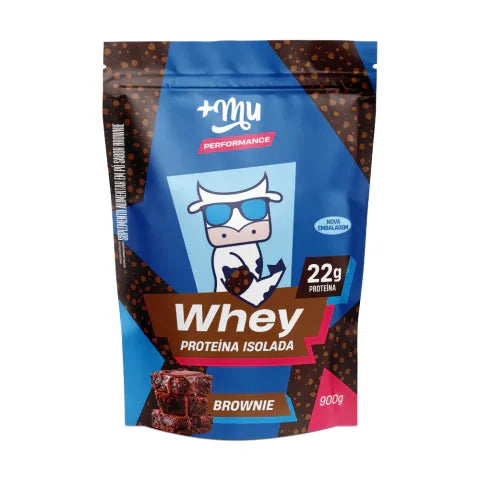 Whey Isolado Mais Mu Performance - Brownie - Refil 900g