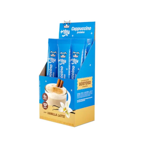Cappuccino Mais Mu (com Whey) - (10 sachês com 18g cada) - 180g